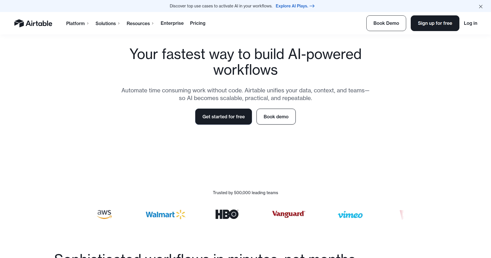 Airtable Screenshot 1