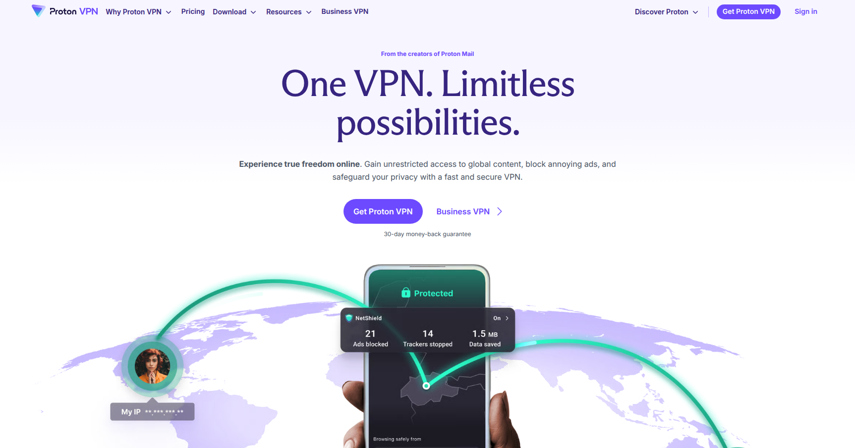 Proton VPN Screenshot 1