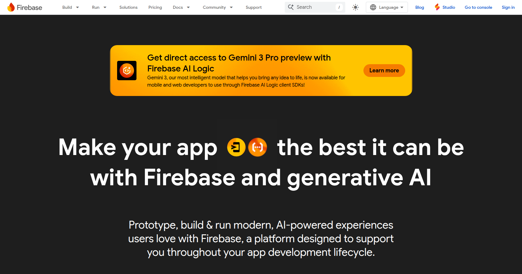 Firebase Screenshot 1