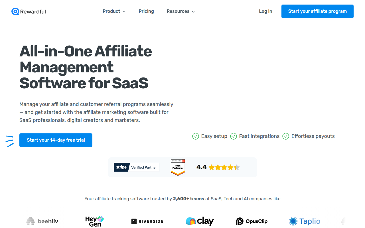 Rewardful Screenshot 1