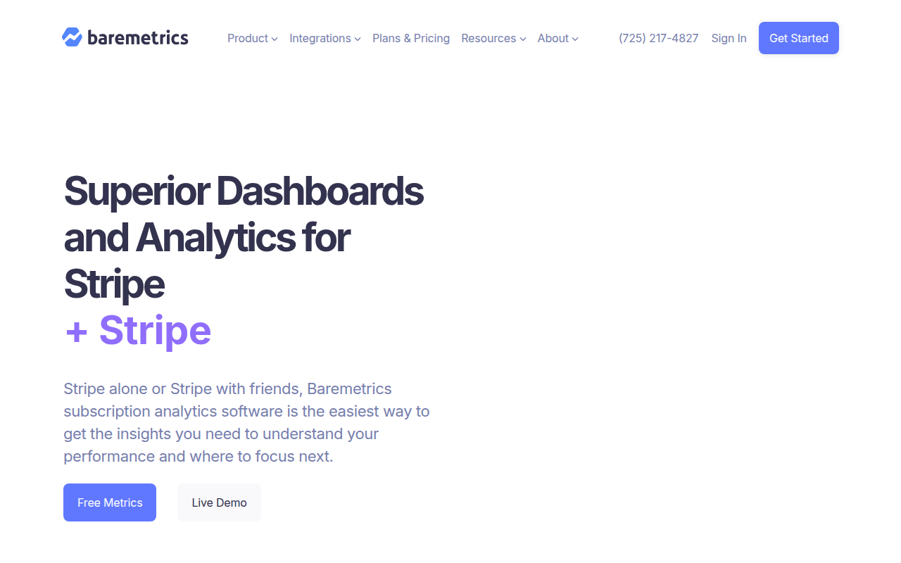 Baremetrics Screenshot 1