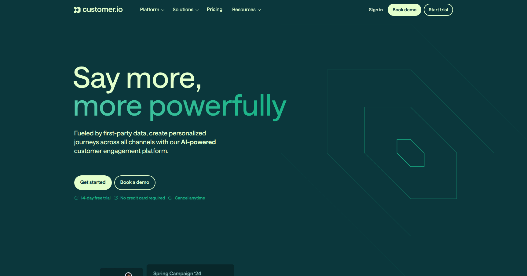 Customer.io Screenshot 1